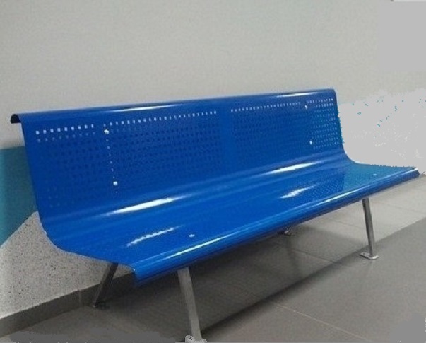 Лавка металева для очікування 2000х640х810 СВІТЛИЦЯ АРТ